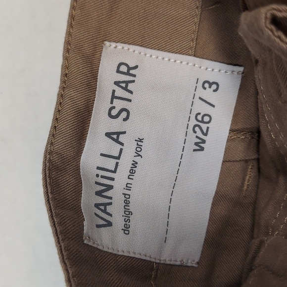 VANILLA STAR Juniors' Tie-Front Cuffed Utility Pants W26/3 - Picture 6 of 10